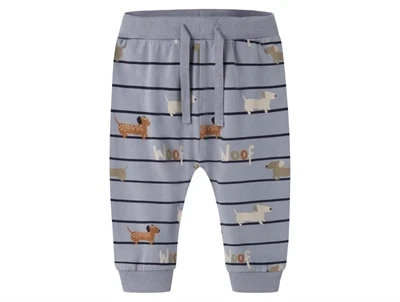name it baby bukser tradewinds med hundeprint