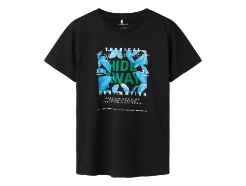 Name It black printet t-shirt