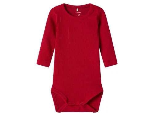 Name It body jester red med lange ærmer