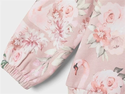 Name It sepia rose flowers sweatshirt