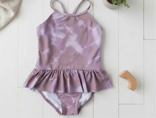 Lil Atelier violet ice tie dye badedragt