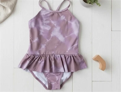 Lil Atelier violet ice tie dye badedragt