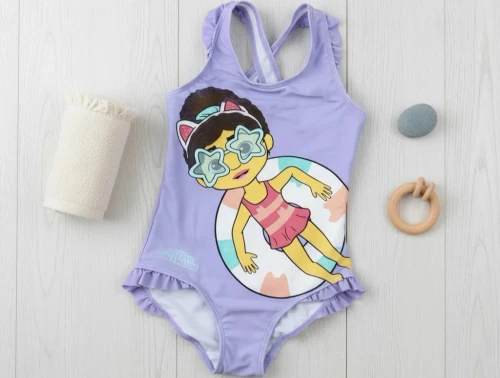 Name It heirloom lilac Gabby\'s Dollhouse badedragt