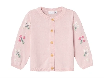 Name It parfait pink broderi cardigan