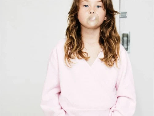 Name It parfait pink short wrap strikbluse