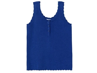 Name It clematis blue knit strap top