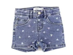 Name It medium blue denim hearts shorts