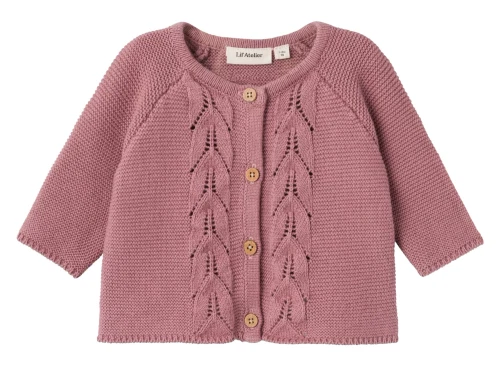 Lil Atelier nostalgia rose strikcardigan