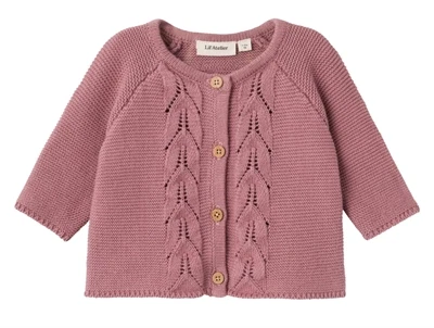 Lil Atelier nostalgia rose strikcardigan
