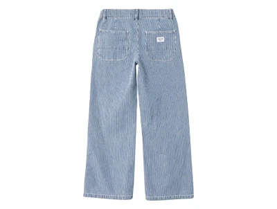 Name It medium blue denim stribede denimbukser