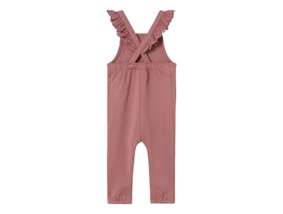 Lil Atelier nostalgia rose loose sweat overall