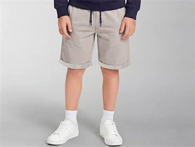 Name It sweatshorts chateau gray med snøre i taljen
