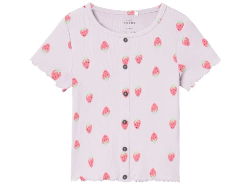 Name It orchid petal/strawberries slim top