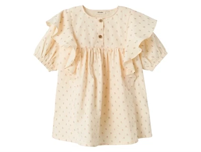 Lil Atelier turtledove blomstret kjole