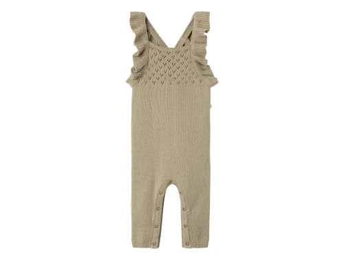 Lil Atelier chinchilla strik overall