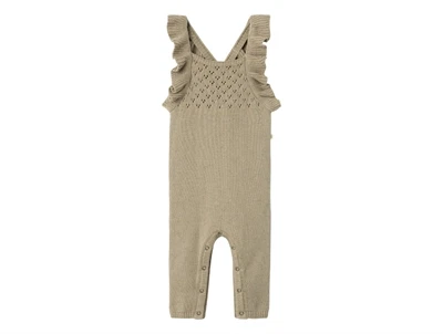Lil Atelier chinchilla strik overall