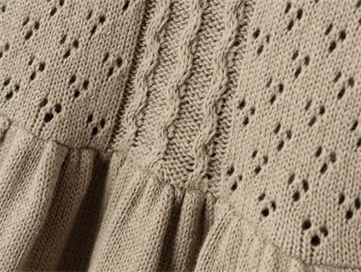 Lil Atelier chinchilla strik kjole