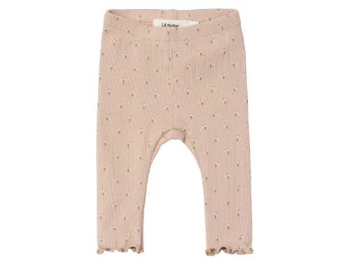 Lil Atelier rose dust blomstret legging