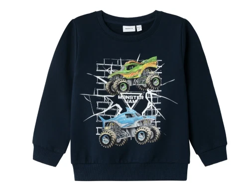 Name It dark sapphire Monster Jam sweatshirt