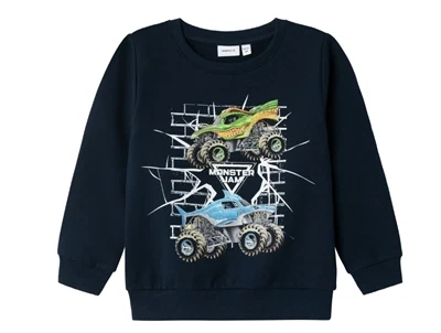 Name It dark sapphire Monster Jam sweatshirt