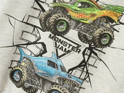 Name It light grey melange Monster Jam sweatshirt