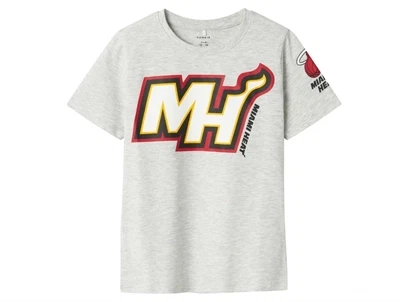 Name It light grey melange NBA t-shirt