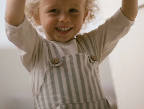 Lil Atelier turtledove stribet loose overall