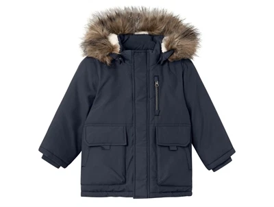 Name It dark sapphire parka vinterjakke