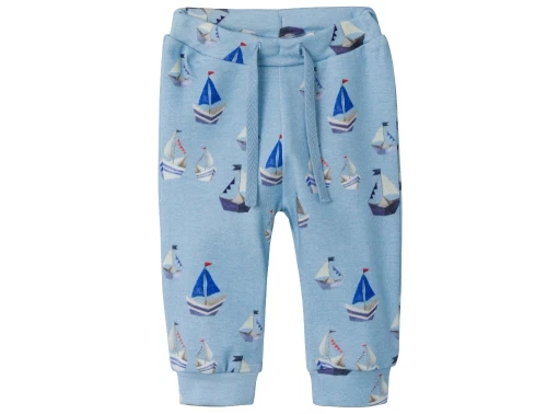 Name It chambray blue sailboat bukser