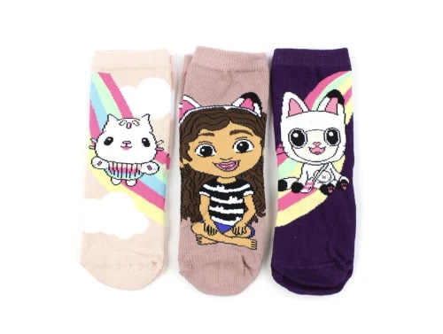 Name It plum purple Gabby\'s Dollhouse strømper (3-pak)