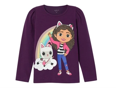 Name It plum purple Gabby's Dollhouse top