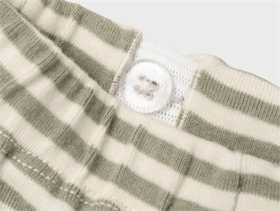 Lil Atelier moss grey stribede bukser