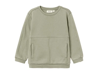 Lil Atelier moss gray loose sweatshirt