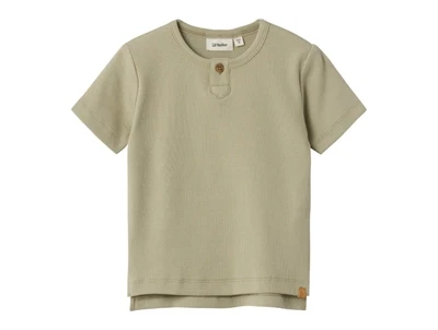 Lil Atelier moss gray top