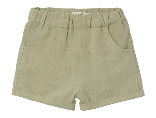 Lil Atelier moss gray shorts
