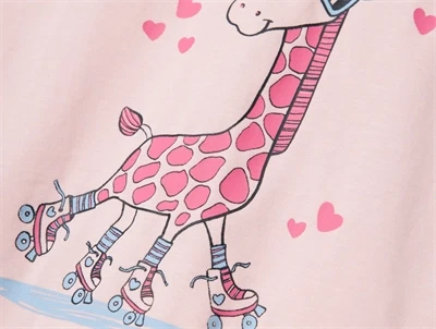 Name It parfait pink giraffe top