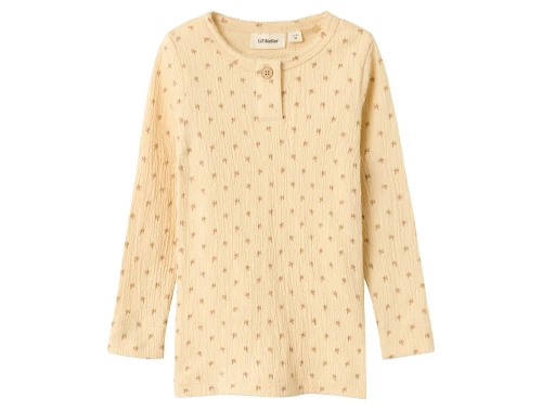 Lil Atelier wood ash blomstret top