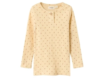 Lil Atelier wood ash blomstret top