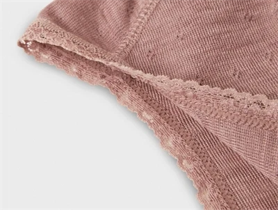 Name It babyhue i antler merinould med blondekant