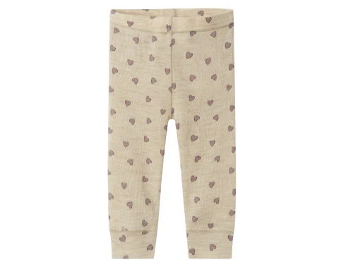 Name It pure cashmere hjerter legging merinould