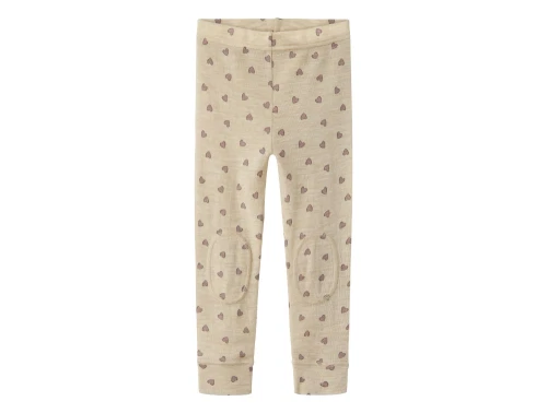Name It pure cashmere hjerter legging merinould