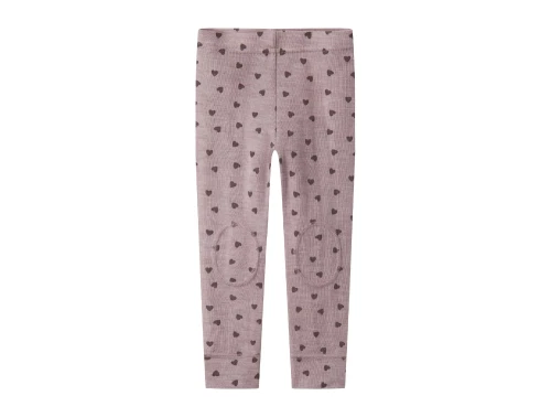 Name It purple dove hjerter legging merinould