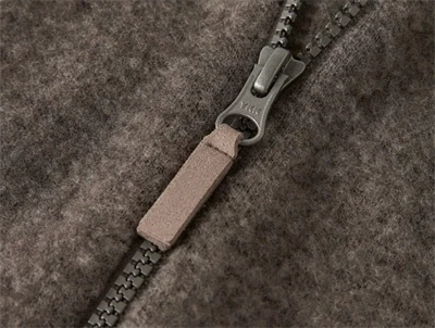 Name It merinould cardigan i morel med lynlås detalje