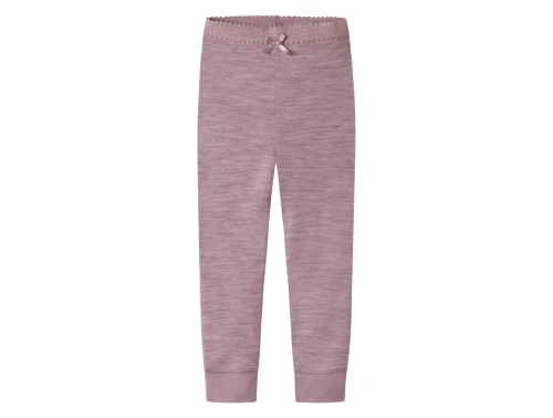 Name It leggings i lilla nuance toadstool med blondekant