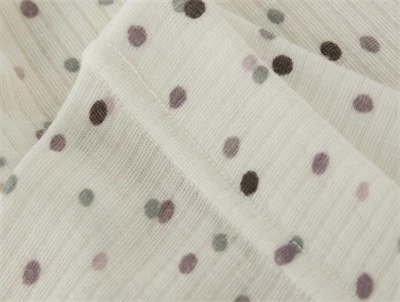 Name It merinould leggings med dobbelt prikprint snow white