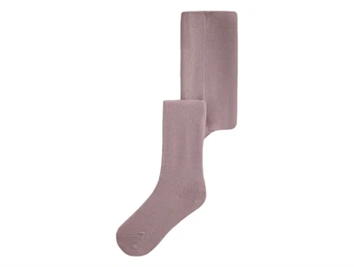Name It strømpebukser i violet ice med merinould forfra