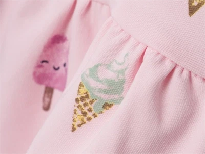 Name It parfait pink is og regnbuer kjole