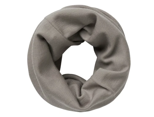 Name It halsedisse grå-brun i merinould set forfra foldet