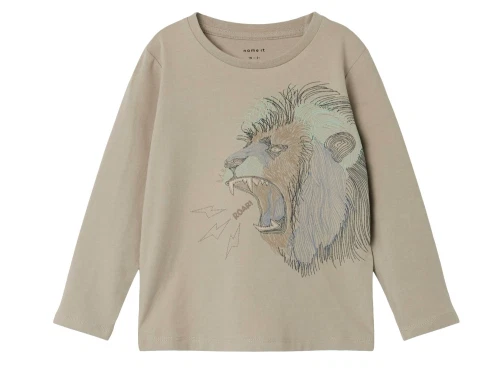 Name It pure cashmere lion t-shirt