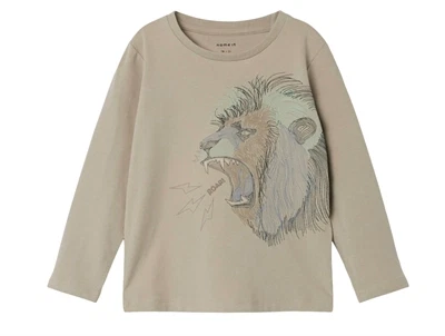 Name It pure cashmere lion t-shirt